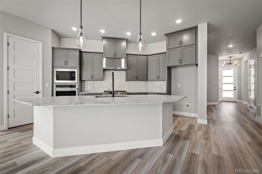 Furnished interior view inside a new home in Cloverleaf – Mountainview Collection, Monument (Image 6).