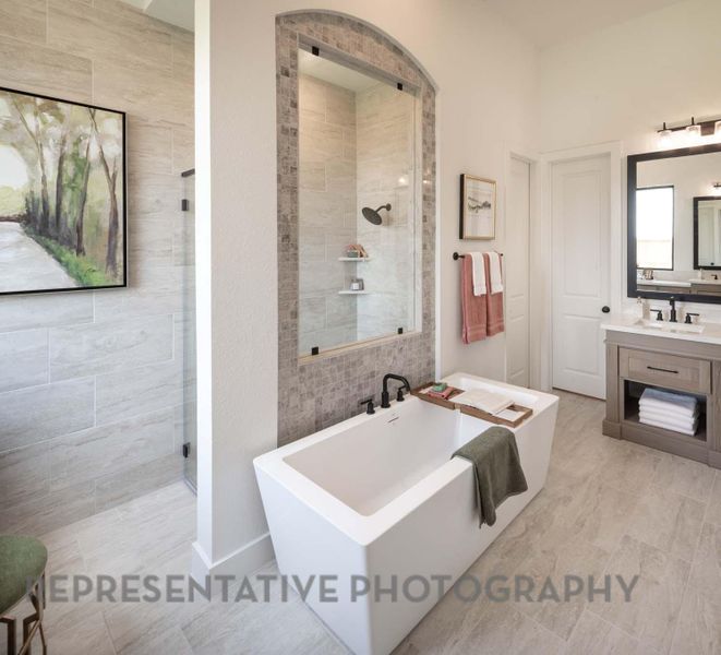Furnished interior view inside a new home in Parten, Austin (Image 22).