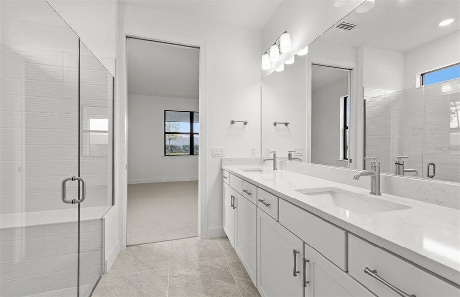 Furnished interior view inside a new home in Arbor Oaks, North Port (Image 6). Furnished interior view inside a new home in Arbor Oaks, North Port (Image 6).