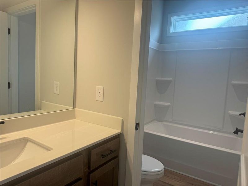 Furnished interior view inside a new home in Rosewood Lake Preserve, Hoschton (Image 10).
