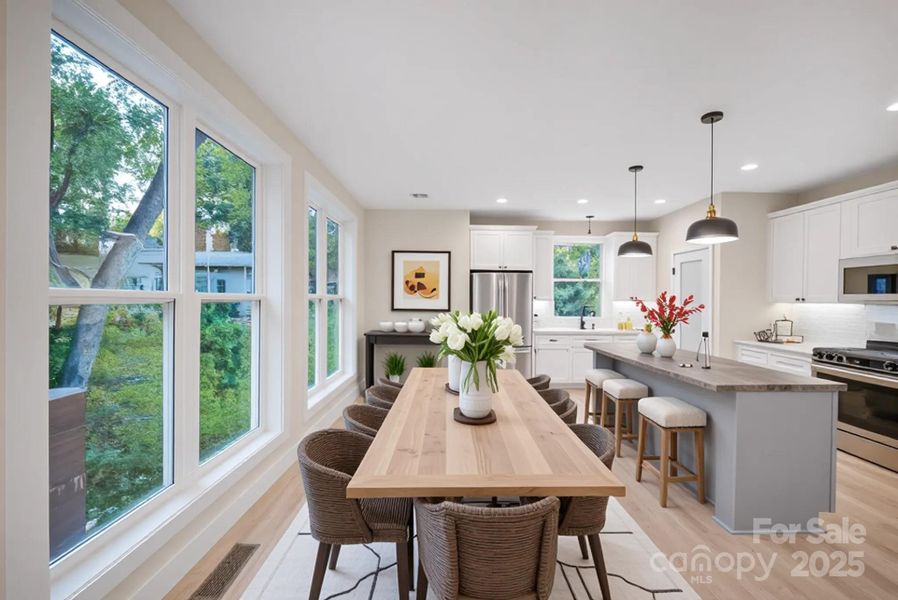 Furnished interior view inside a new home in , Asheville (Image 5).