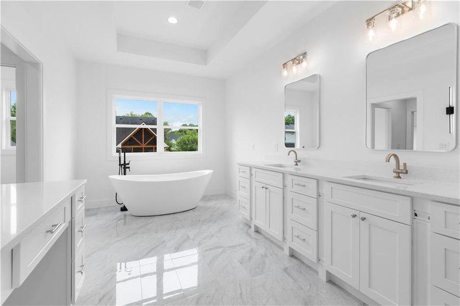 Furnished interior view inside a new home in , Marietta (Image 9).