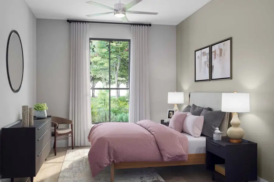 Furnished interior view inside a new home in Woodson’s Reserve, Spring (Image 11).