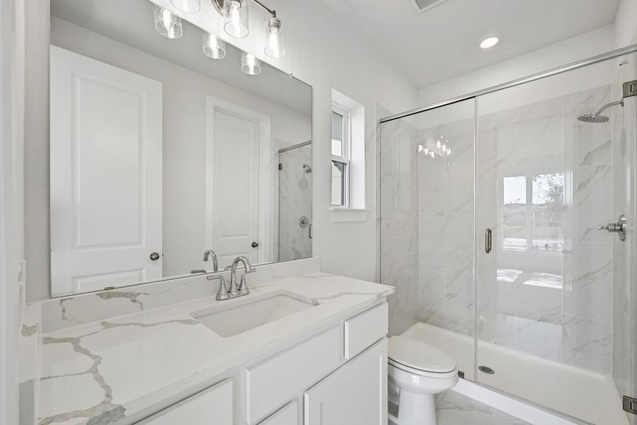 Furnished interior view inside a new home in Lakeside at Tessera, Lago Vista (Image 5).
