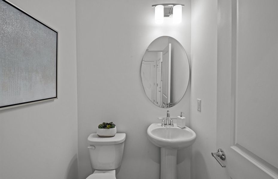 Powder Room on First Floor