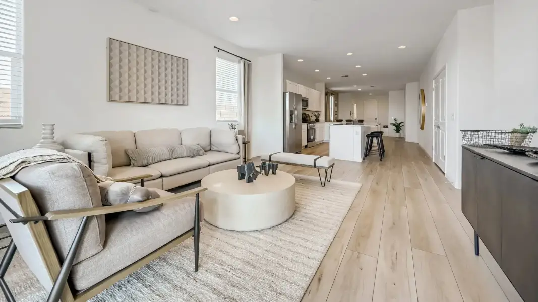 Representative furnished interior of a home built from the Solana Plan 3078 by Lennar in Western Garden, Phoenix (Image 11).