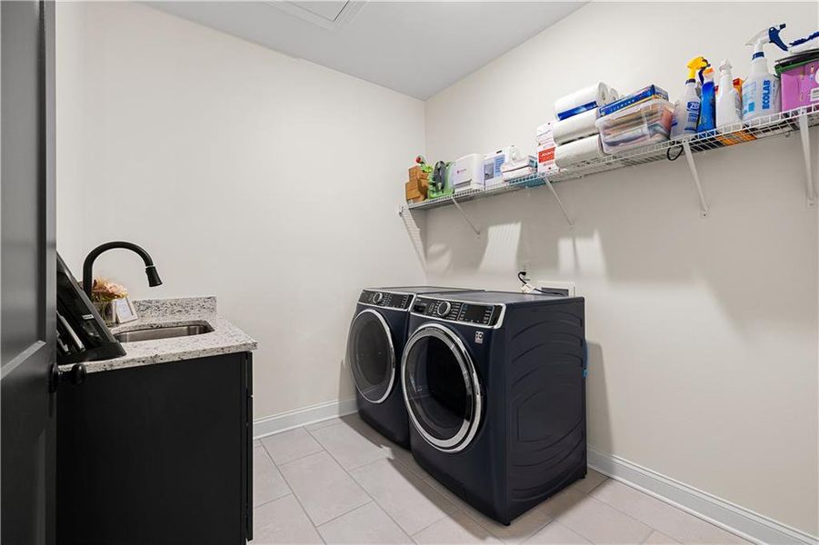 Furnished interior view inside a new home in , Winston (Image 12).