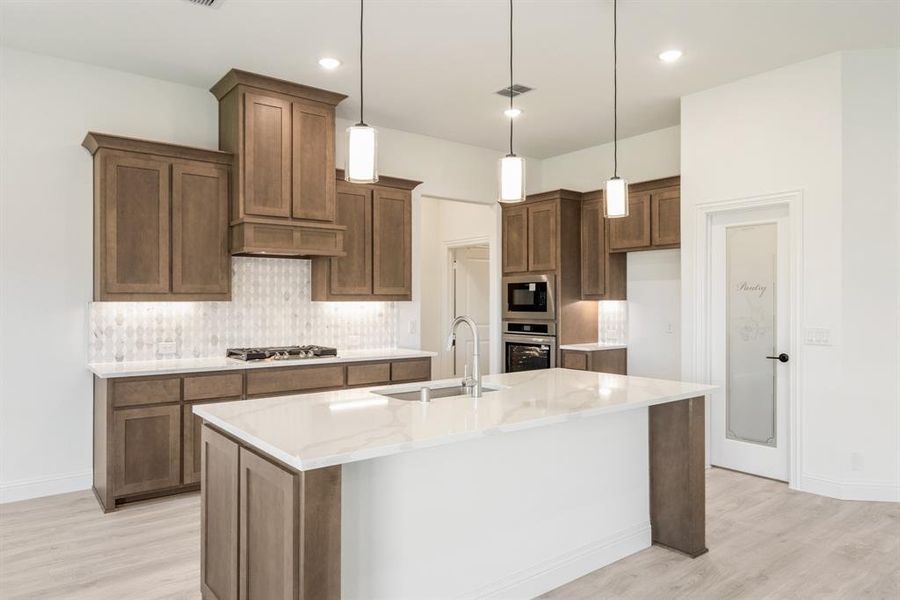 Furnished interior view inside a new home in Ridge Ranch Classic 60, Mesquite (Image 8).