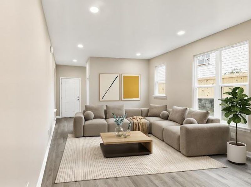 Furnished interior view inside a new home in , Rome (Image 8).
