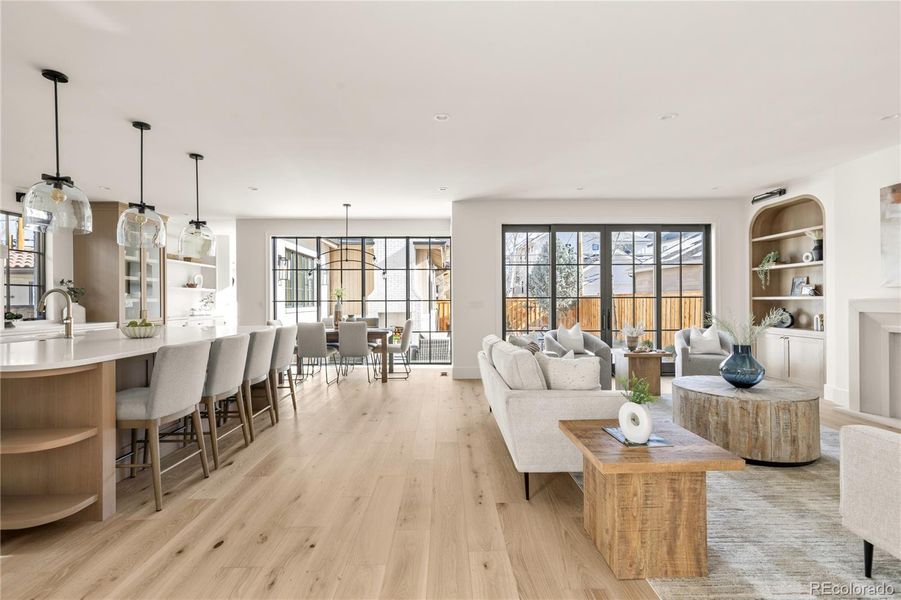 Furnished interior view inside a new home in , Denver (Image 16). Furnished interior view inside a new home in , Denver (Image 16).