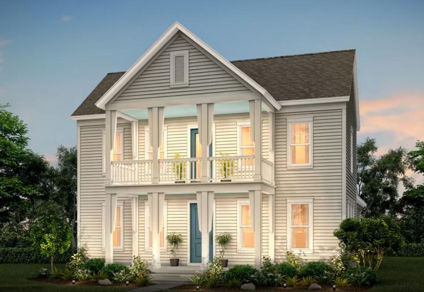 Front exterior of a new home in , Summerville, SC, highlighting curb appeal (Image 1). Front exterior of a new home in , Summerville, SC, highlighting curb appeal (Image 1).