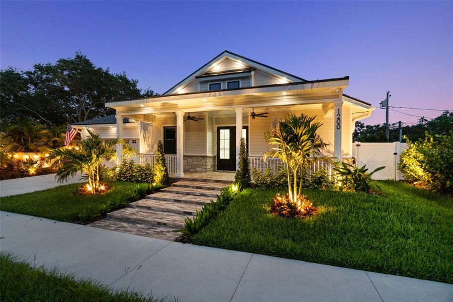 Front exterior of a new home in , Safety Harbor, FL, highlighting curb appeal (Image 1). Front exterior of a new home in , Safety Harbor, FL, highlighting curb appeal (Image 1).