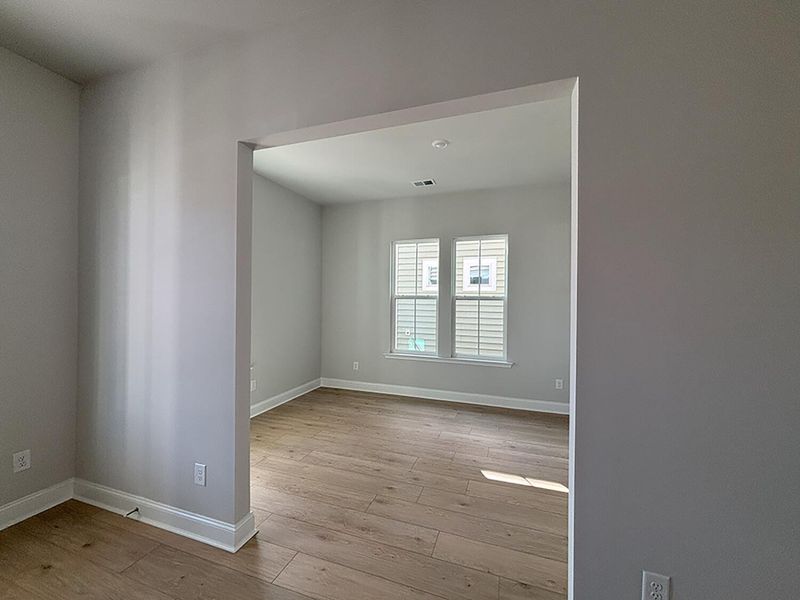 Spacious, unfurnished interior of a new home in Sweetgrass at Summers Corner: Row Collection, Summerville (Image 19).