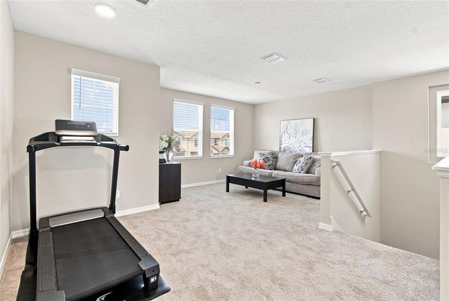 Furnished interior view inside a new home in Epperson, Wesley Chapel (Image 17). Furnished interior view inside a new home in Epperson, Wesley Chapel (Image 17).