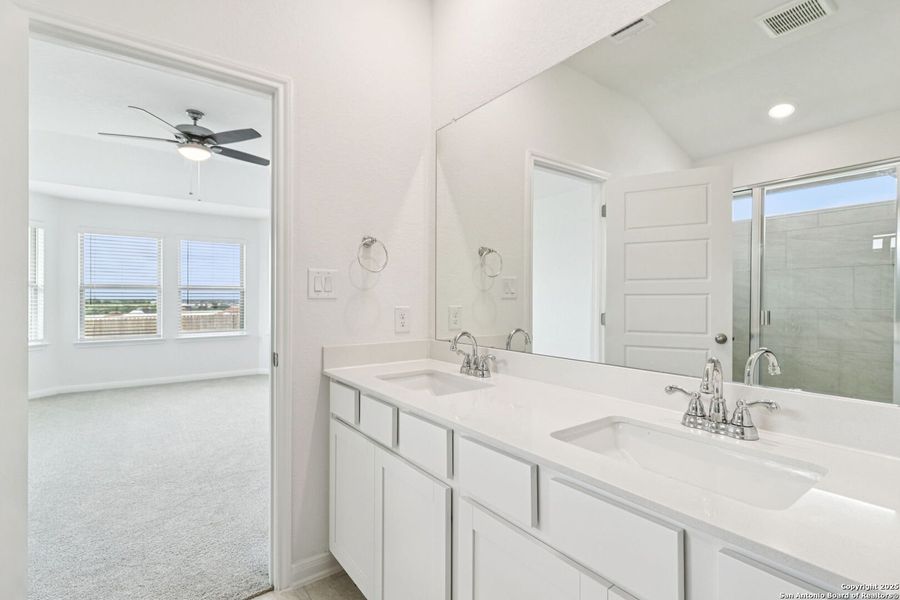 Furnished interior view inside a new home in Legendary Trails - Classic Series, Cibolo (Image 5).