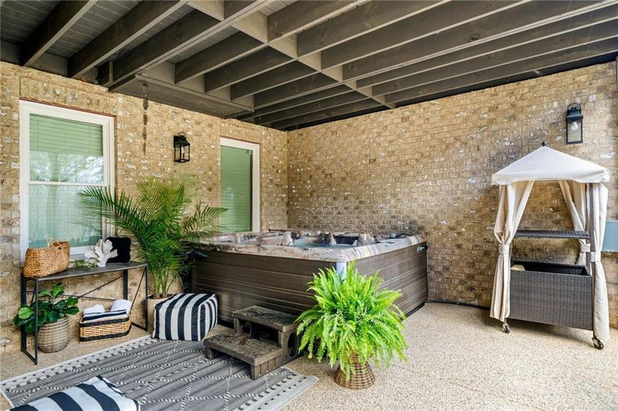 Exterior details and patio area of a home in , Bethlehem (Image 4).