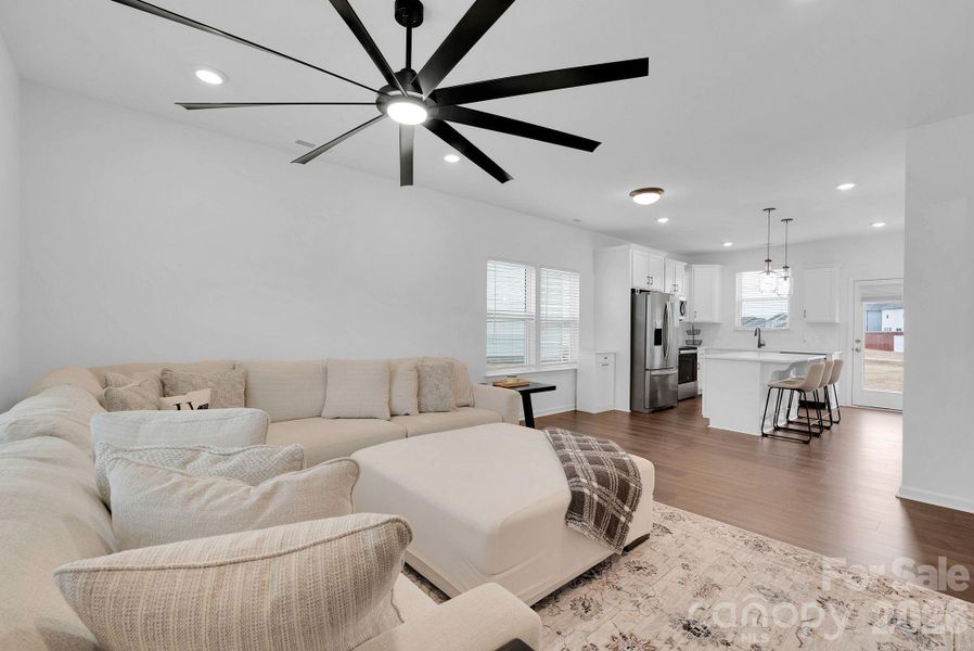 Furnished interior view inside a new home in , Wingate (Image 9).