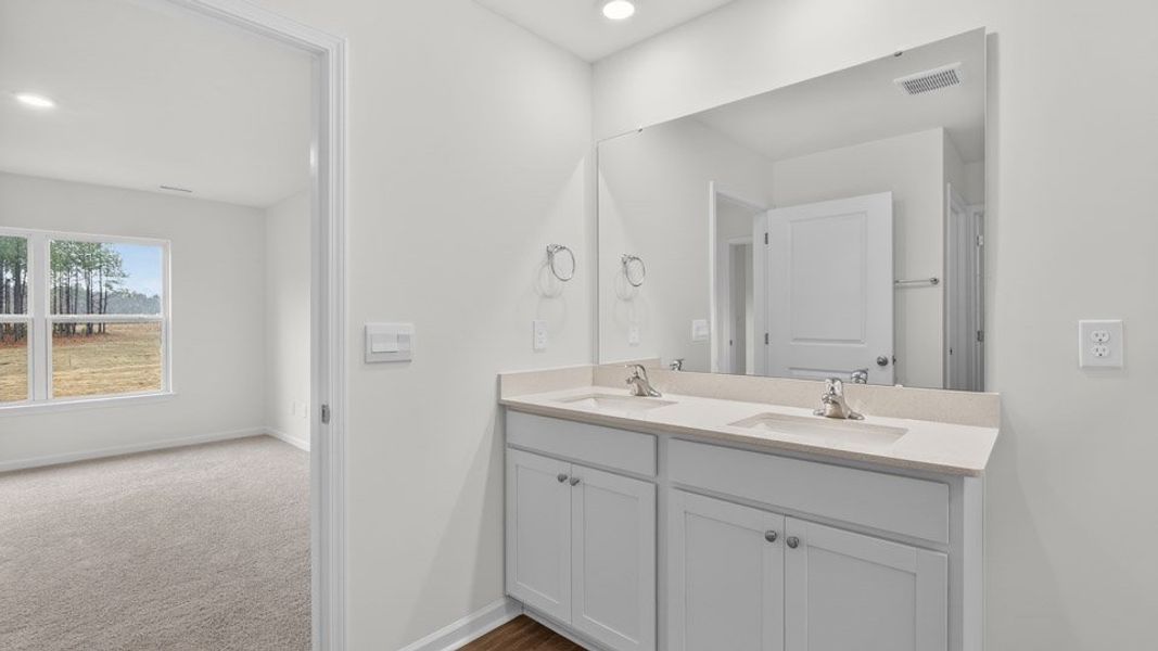 Furnished interior view inside a new home in Barwell Park, Raleigh (Image 8).
