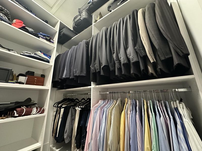 his walk in closet his walk in closet