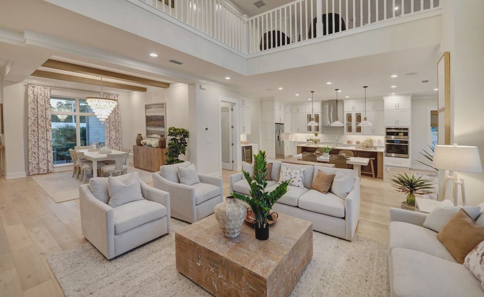 Furnished interior view inside a new home in Tidewater, Jacksonville (Image 12).