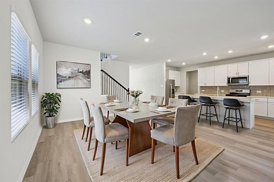 Photo is not of the actual home, but is an inspirational photo of builder’s model home and may depict options, furnishings, and/or decorator features that are not included.