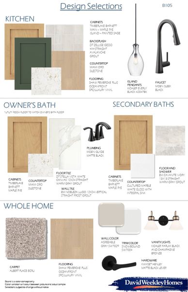 Sample of building materials used in homes in Riceland - Enclave Collection, Mont Belvieu (Image 29). Sample of building materials used in homes in Riceland - Enclave Collection, Mont Belvieu (Image 29).
