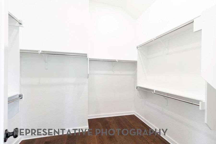 Primary closet Primary closet