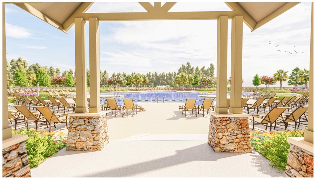 Representative furnished interior of a home built from the BAYSHORE by D.R. Horton in Indigo Preserve Townhomes, Leland (Image 12).