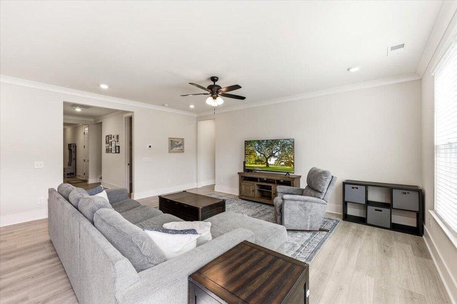 Furnished interior view inside a new home in Homecoming, Ravenel (Image 39). Furnished interior view inside a new home in Homecoming, Ravenel (Image 39).