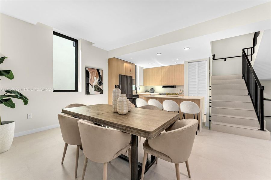 Furnished interior view inside a new home in , Miami (Image 6).