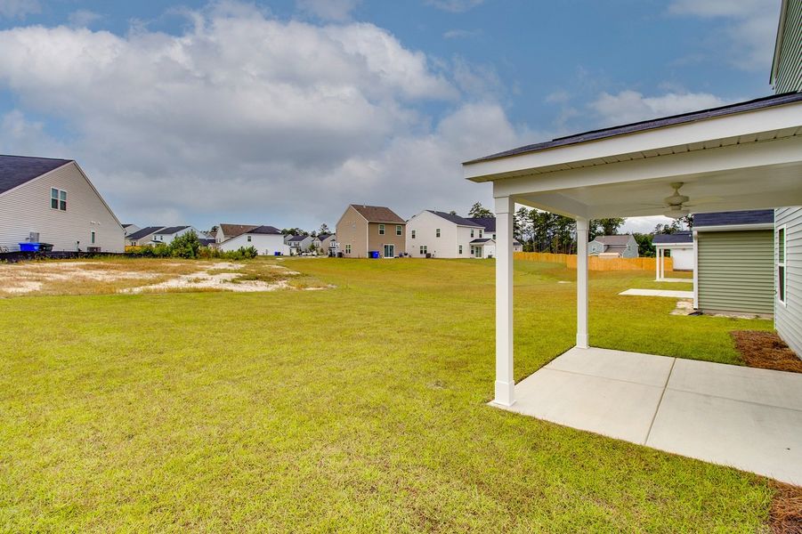 Exterior details and patio area of a home in Ellington, Elgin (Image 4).