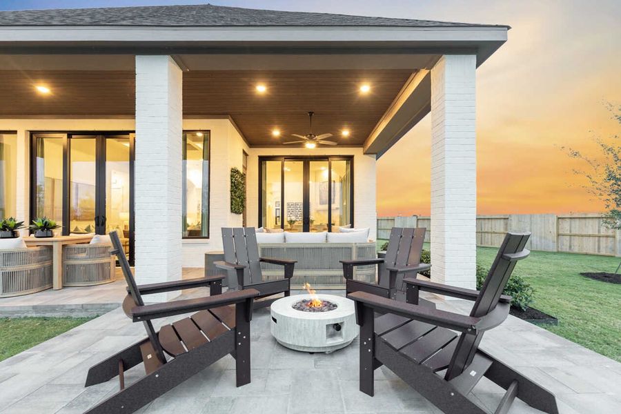 Representative Patio - some options shown