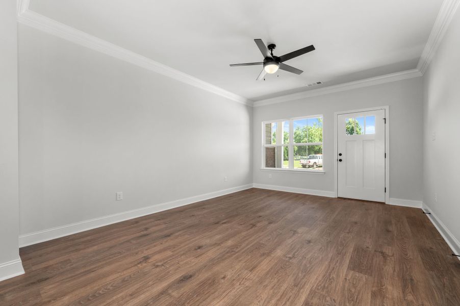 Front exterior of a new home in Saddlebrook, Murfreesboro, TN, highlighting curb appeal (Image 44).