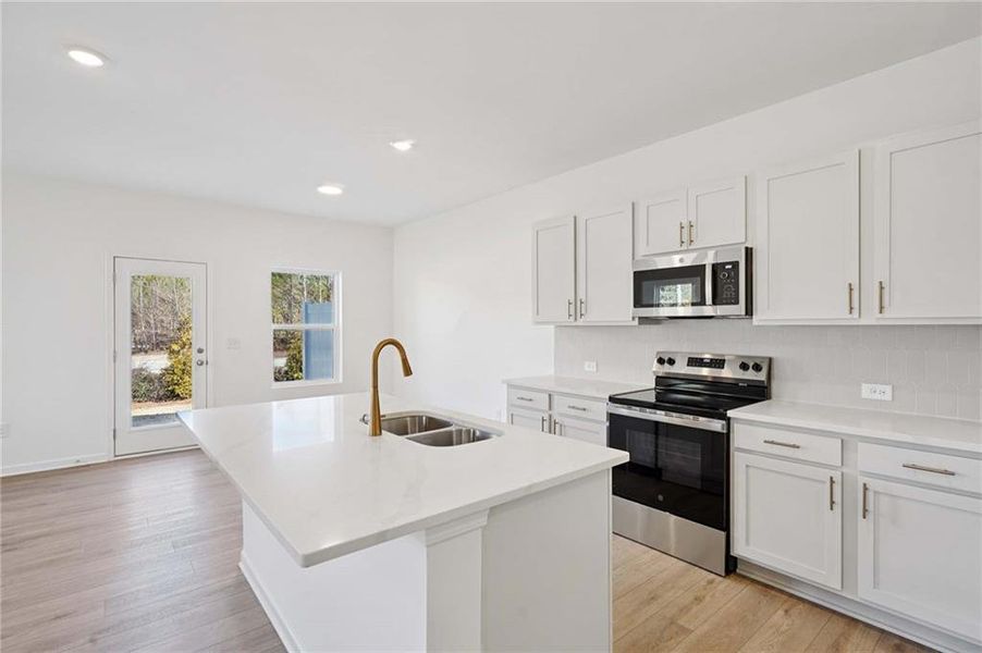 Furnished interior view inside a new home in Leydenview, Mableton (Image 11).