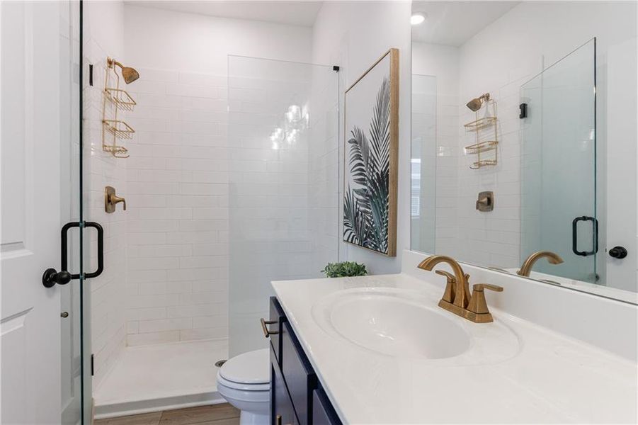 Furnished interior view inside a new home in , Atlanta (Image 17).