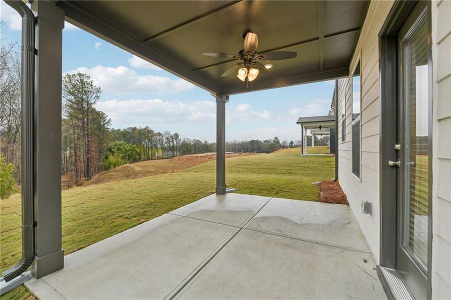 Exterior details and patio area of a home in Hamilton Lakes, Lawrenceville (Image 2). Exterior details and patio area of a home in Hamilton Lakes, Lawrenceville (Image 2).
