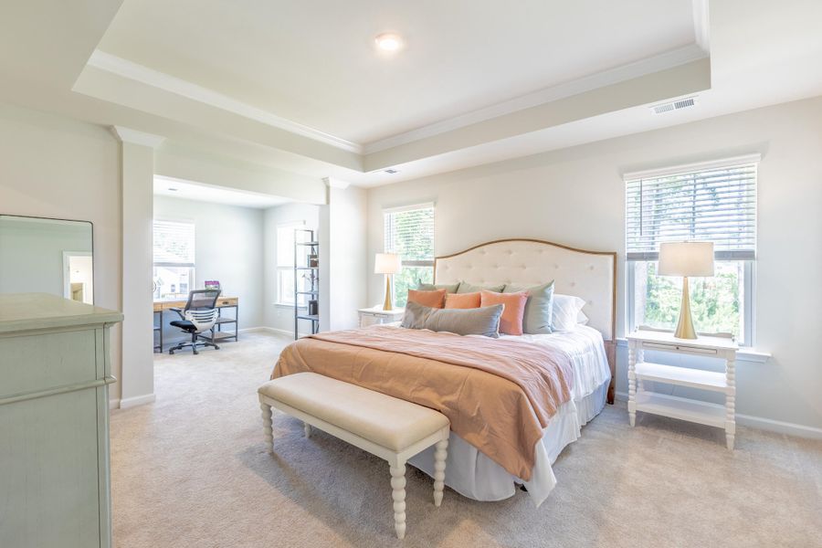 Furnished interior view inside a new home in Mallard Crossing, Summerville (Image 12).