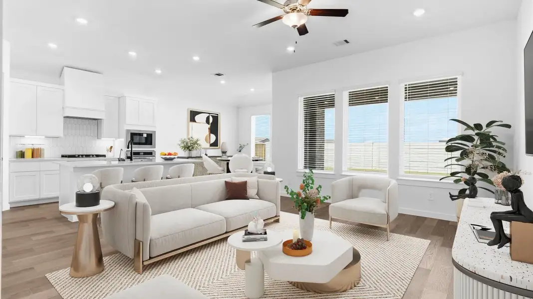 Furnished interior view inside a new home in Lago Mar 55' Homesites, Texas City (Image 11). Furnished interior view inside a new home in Lago Mar 55' Homesites, Texas City (Image 11).