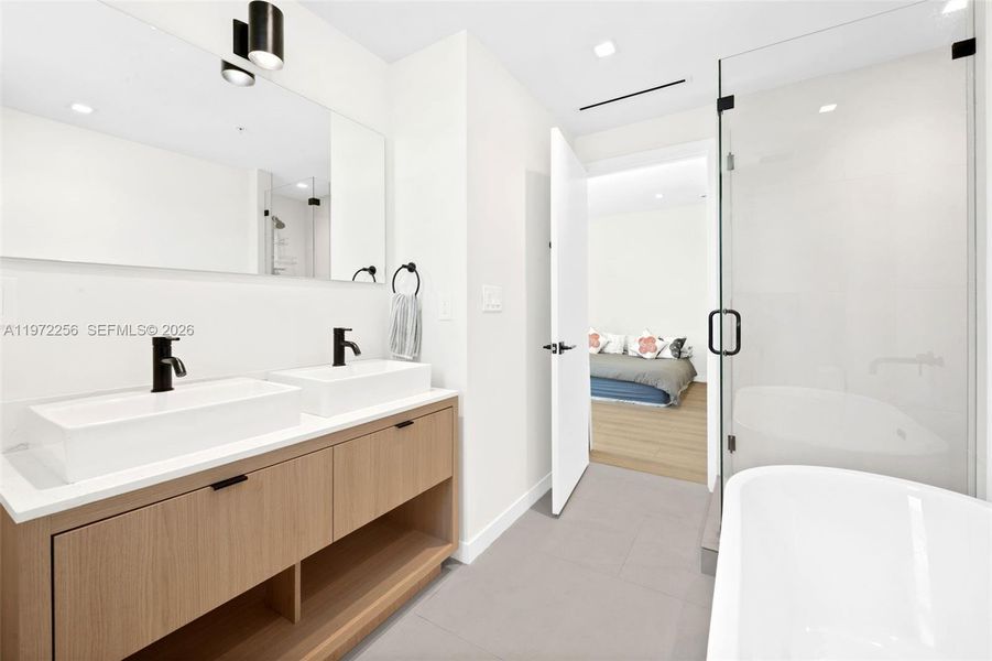 Furnished interior view inside a new home in , Miami (Image 12). Furnished interior view inside a new home in , Miami (Image 12).