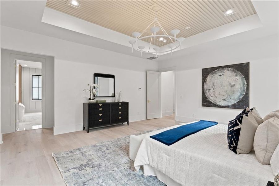 Furnished interior view inside a new home in , Atlanta (Image 46).