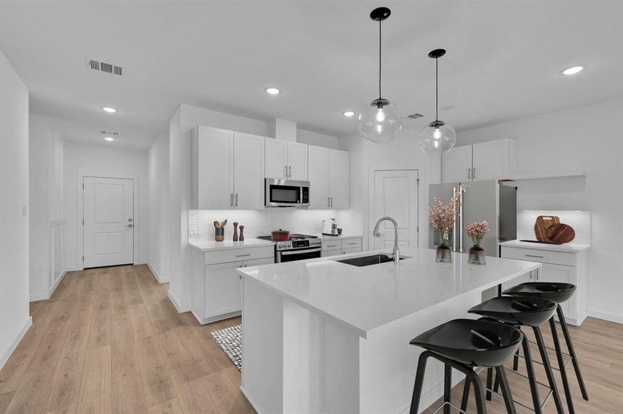 Furnished interior view inside a new home in Rolling Ridge, Van Alstyne (Image 11). Furnished interior view inside a new home in Rolling Ridge, Van Alstyne (Image 11).