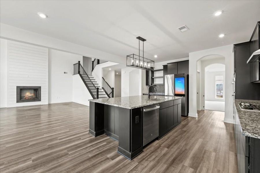 Furnished interior view inside a new home in Twin Lakes, Hoschton (Image 6).