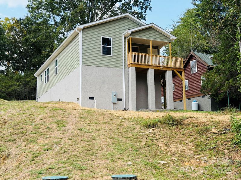 Exterior details and patio area of a home in , Hendersonville (Image 3).