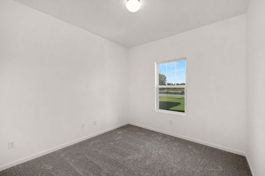 Representative unfurnished interior of a home built from the Dobson by True Homes in Harpers Landing, Walkertown (Image 18).