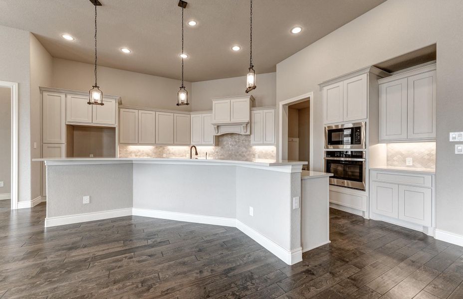 Furnished interior view inside a new home in The Woodlands Hills 65′, Willis (Image 12).