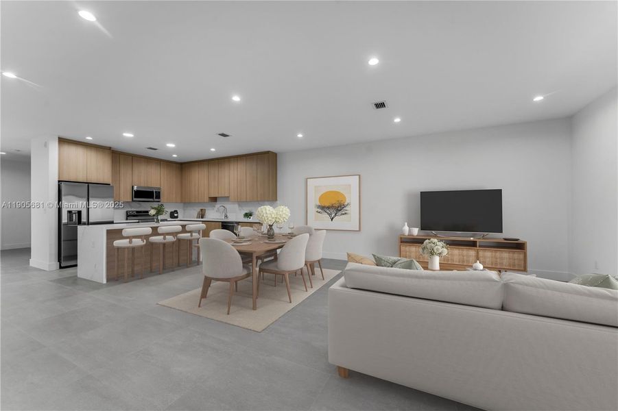 Virtually staged for reference