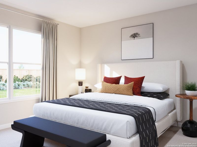 Furnished interior view inside a new home in Abbott Place, St. Hedwig (Image 13).