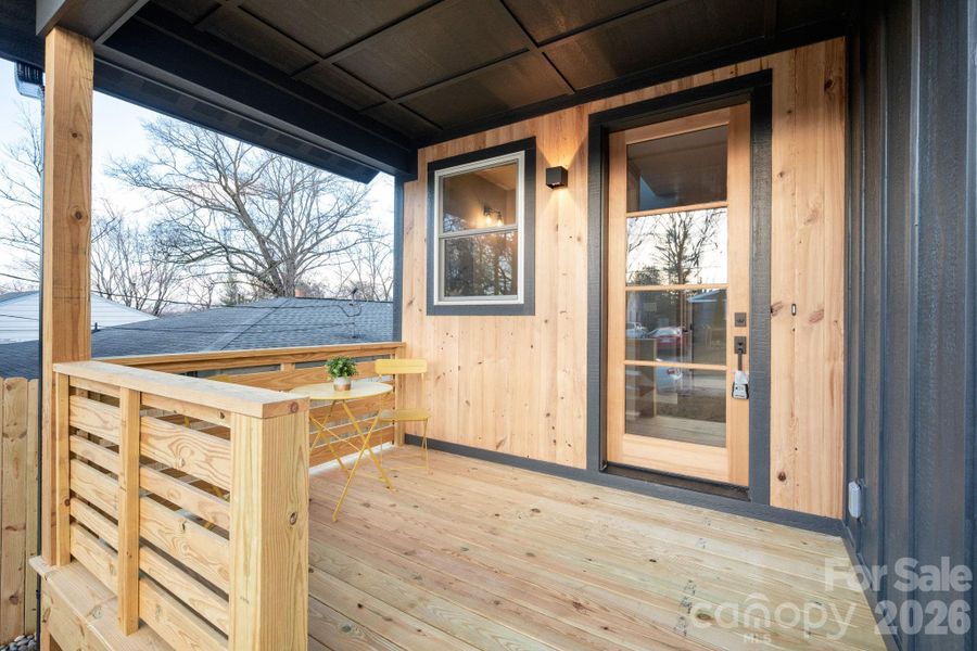 Covered Front Porch for Relaxing