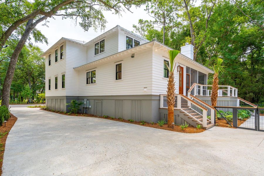 Front exterior of a new home in , Johns Island, SC, highlighting curb appeal (Image 47).