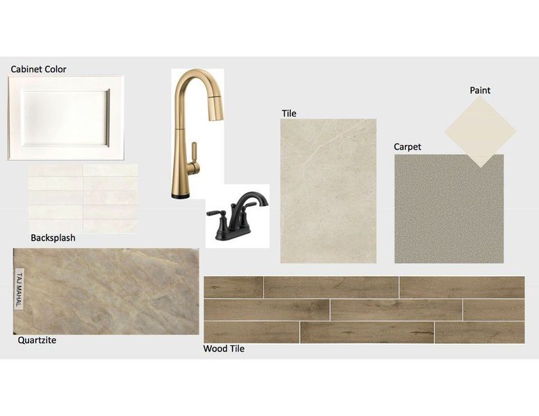 Sample of building materials used in homes in Fannin Ranch, Leonard (Image 3).